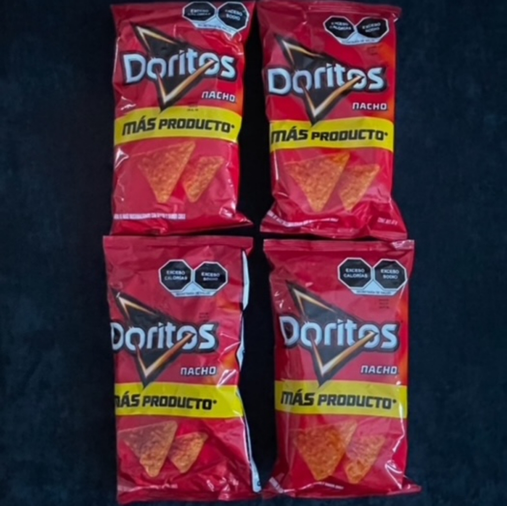 Doritos Nacho Mexican Tortilla Chips (61g) 4-Bags